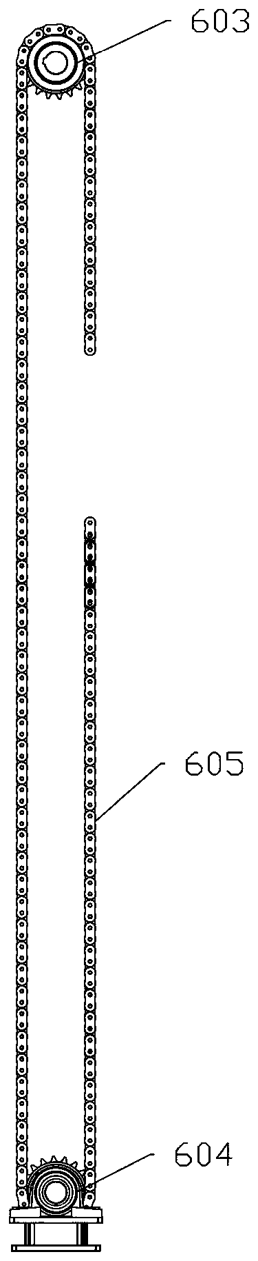 Full-automatic material pushing device