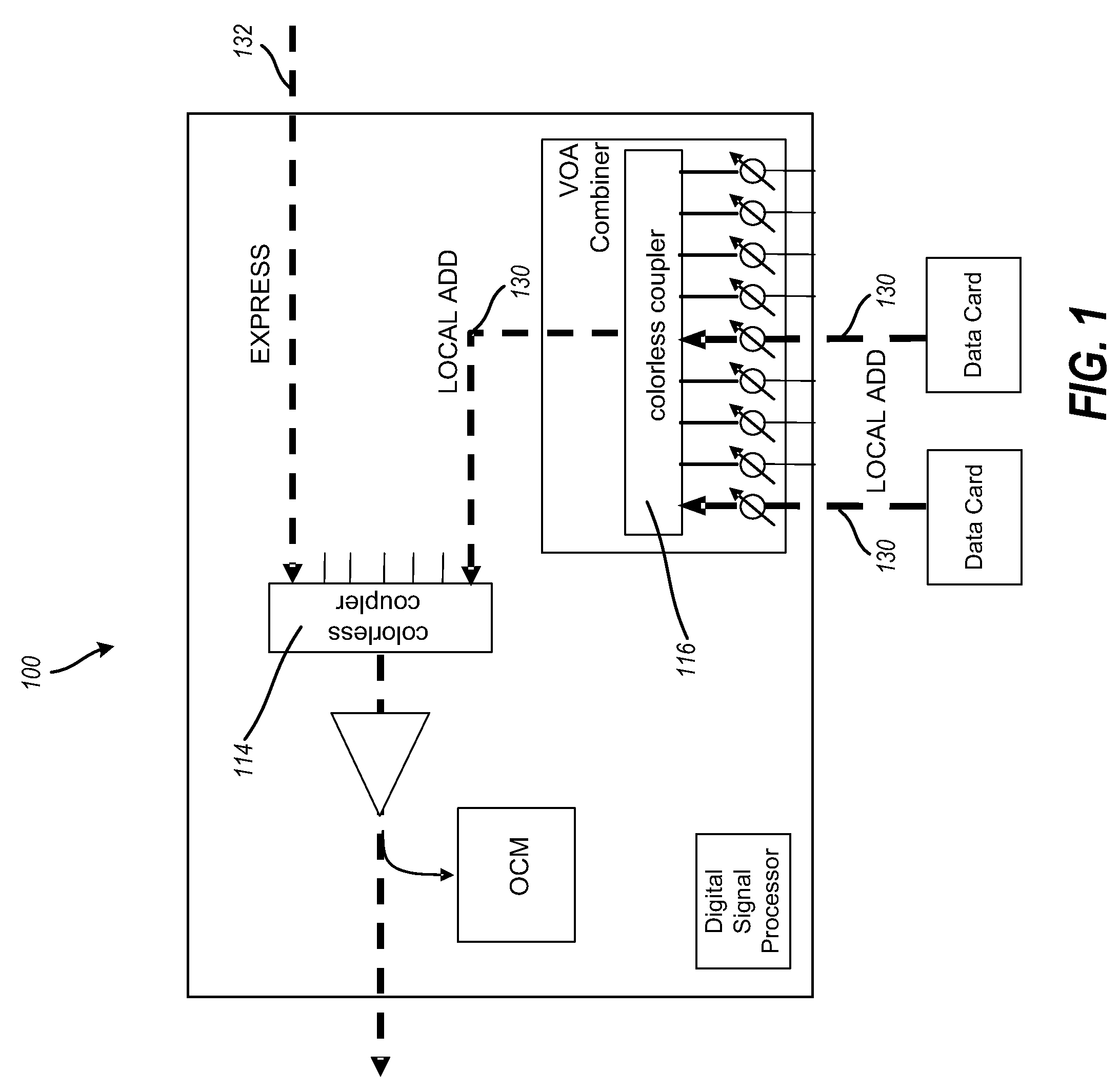 System and method for a channel guard in a reconfigurable optical add-drop multiplexer