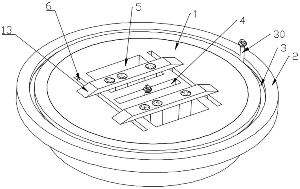 Automobile four-wheel positioning detection device