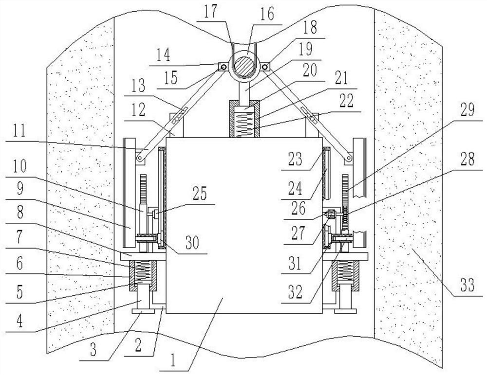 An anti-falling device for a building-type machine room-less elevator and its application method