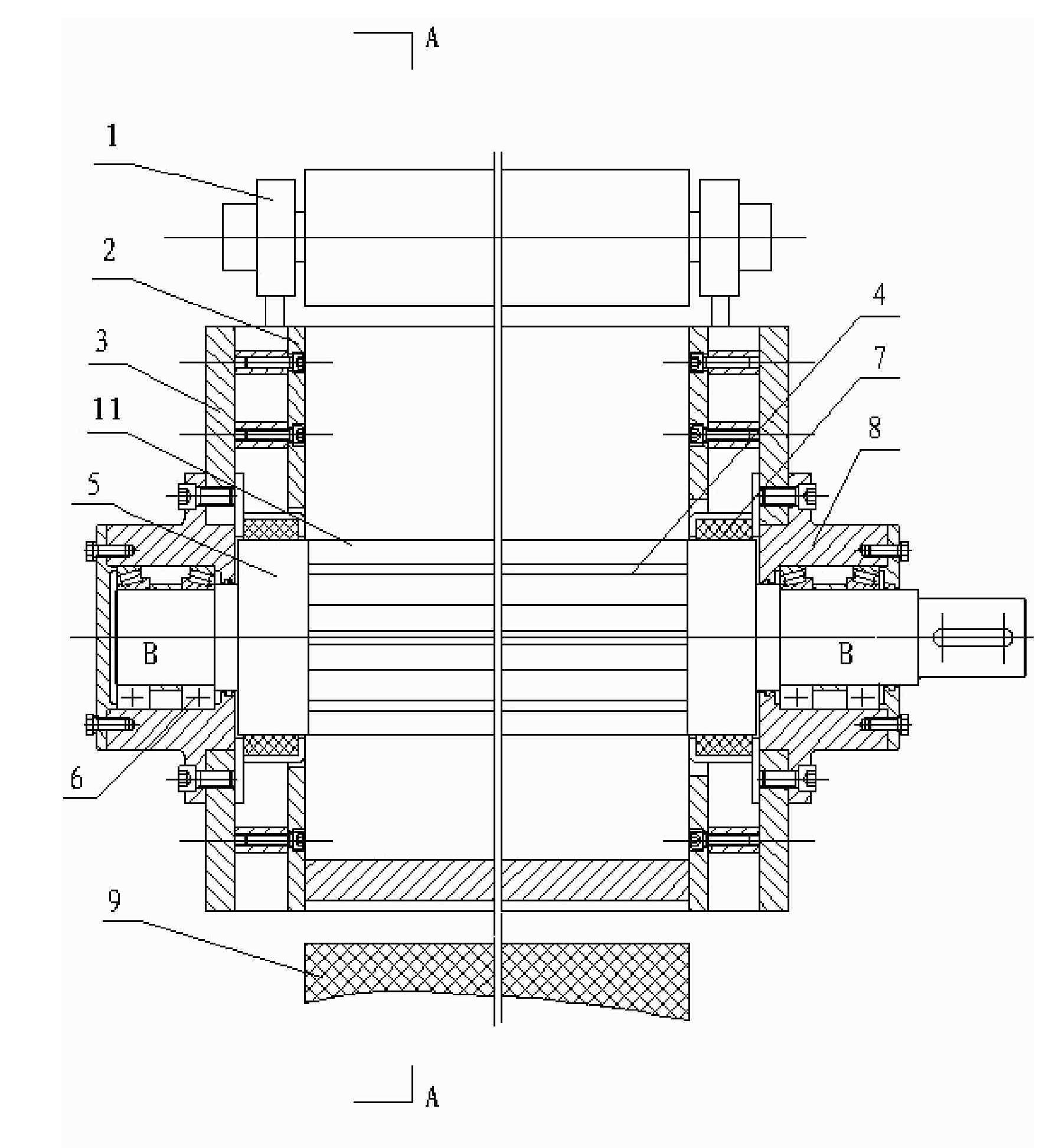Feeding apparatus for feeding to rotary hearth furnace turntable and feeding system of rotary hearth furnace