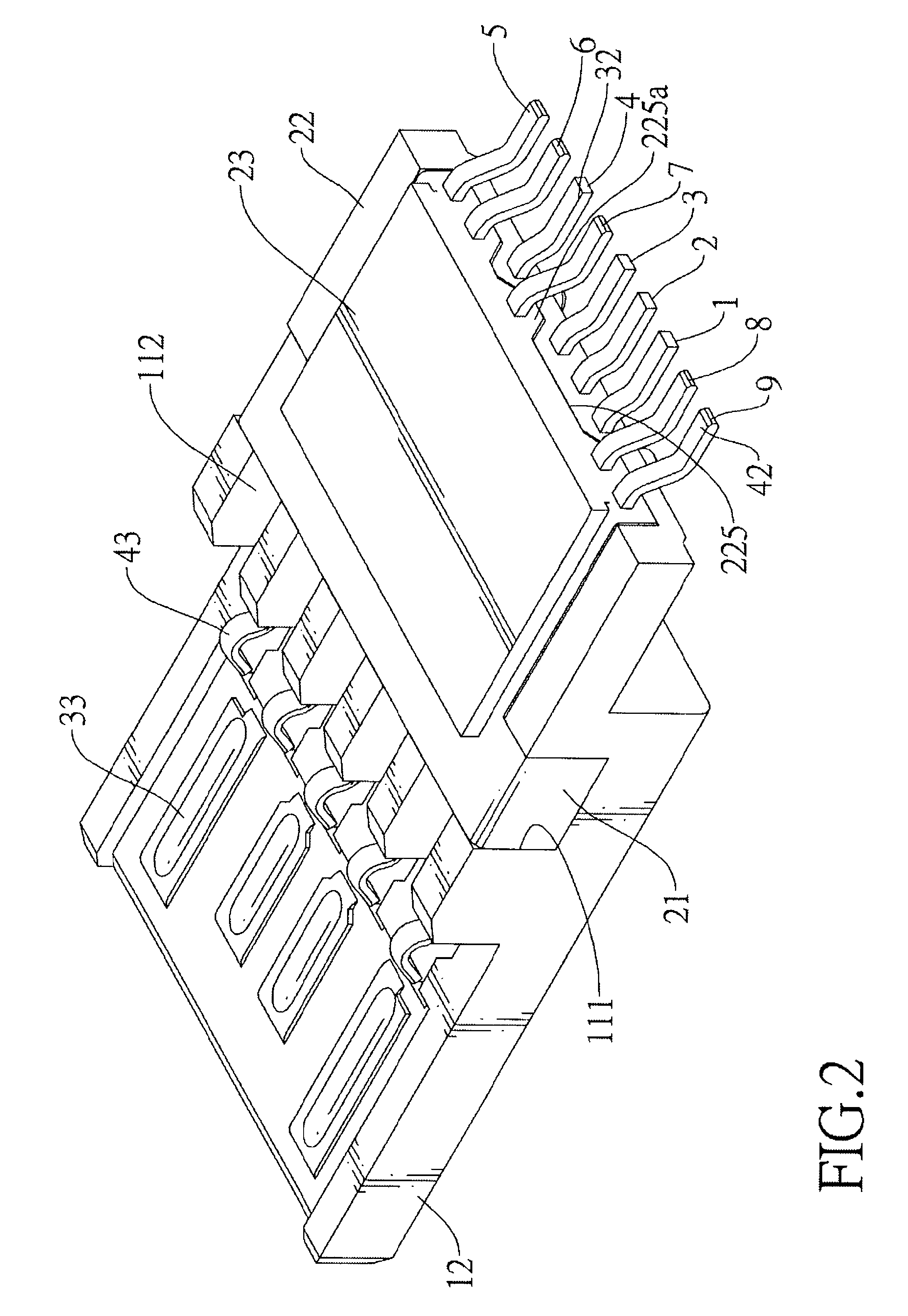 Crosstalk-proof plug connector