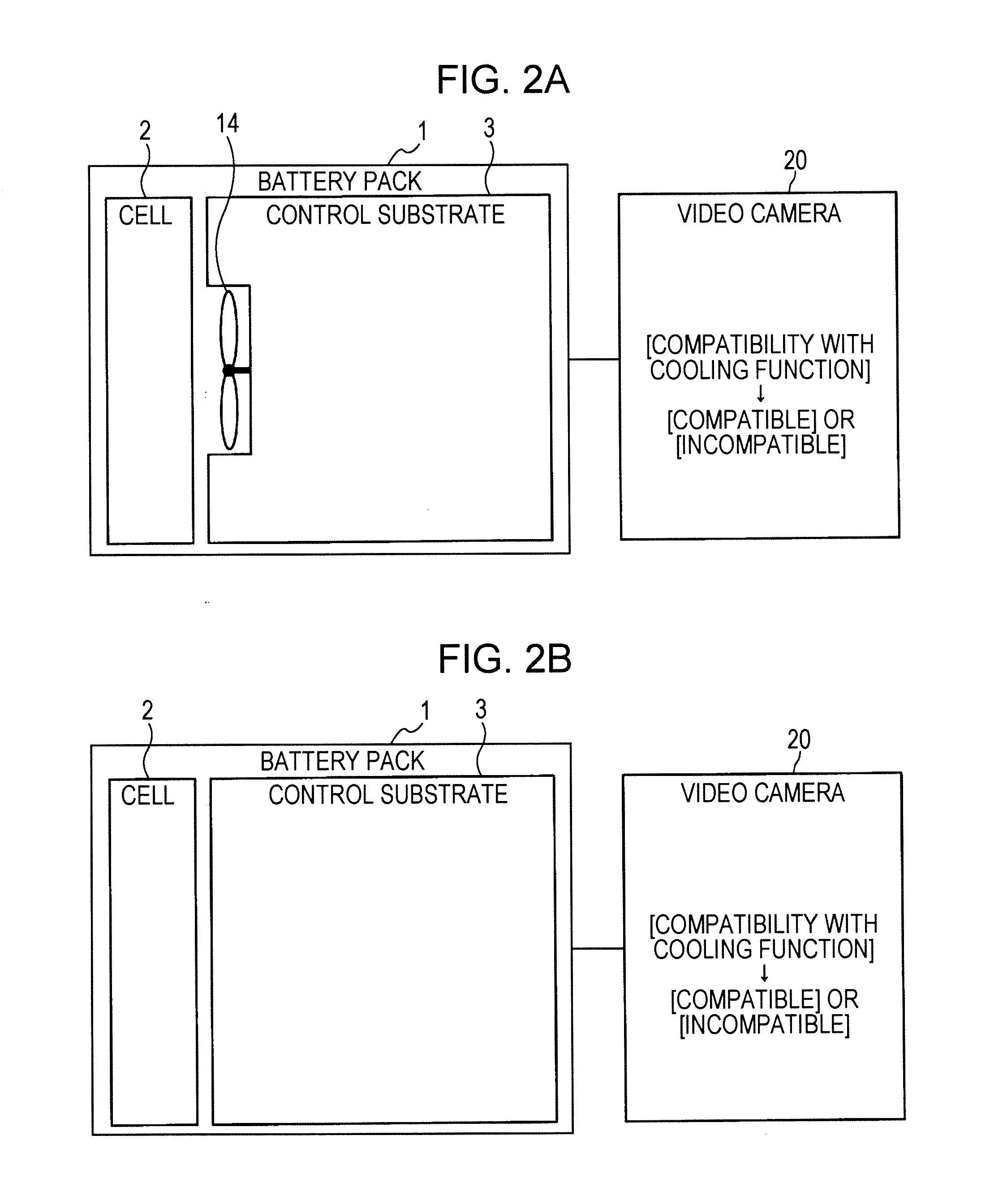 Battery pack, electronic equipment, equipment system, method for controlling battery pack cooling unit, and program