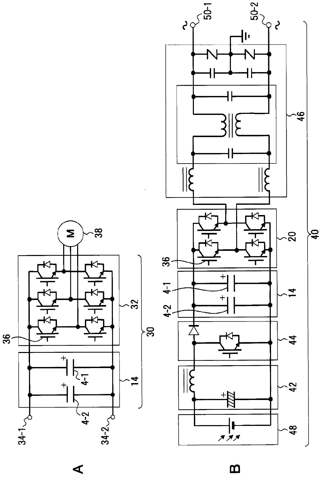 Electrolytic capacitor module, filter circuit and power converter