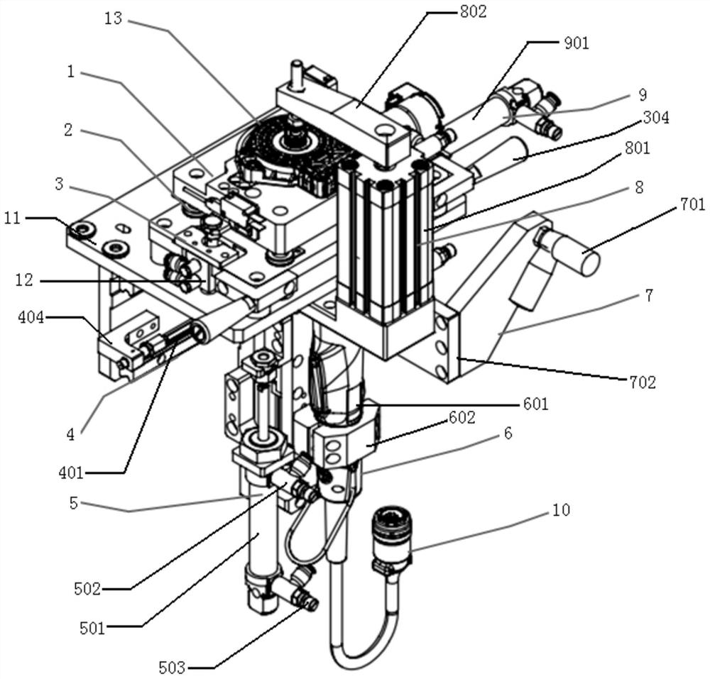 Self-guiding transmission system for motor assembly