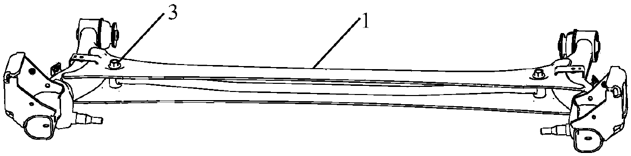 Structure for preventing rear axle stabilizer rod from loosening and having abnormal sound