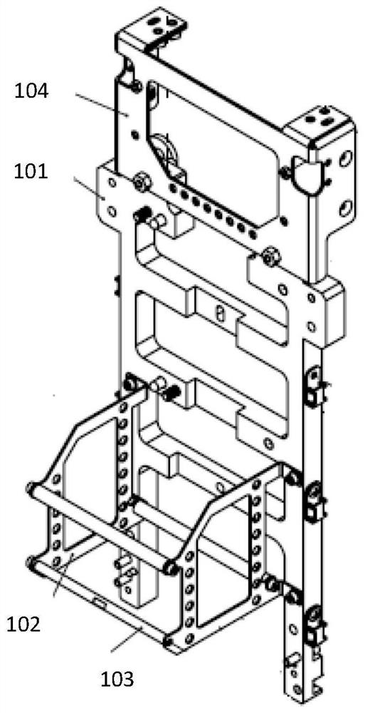 Chip mounting head with Z-axis driven by linear motor