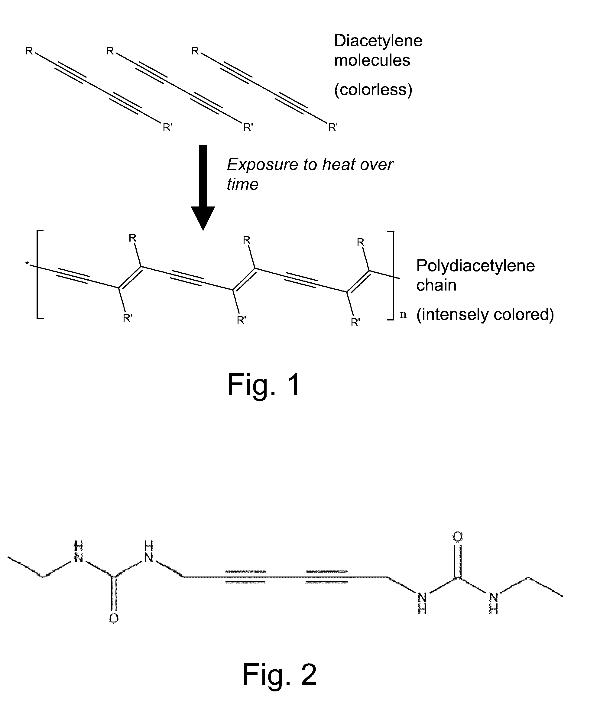 Crystallized diacetylenic indicator compounds and methods of preparing the compounds