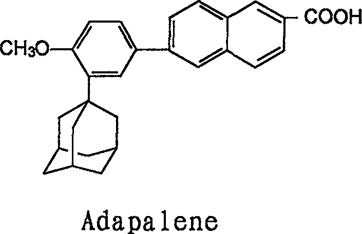 Method for preparing Adapalene