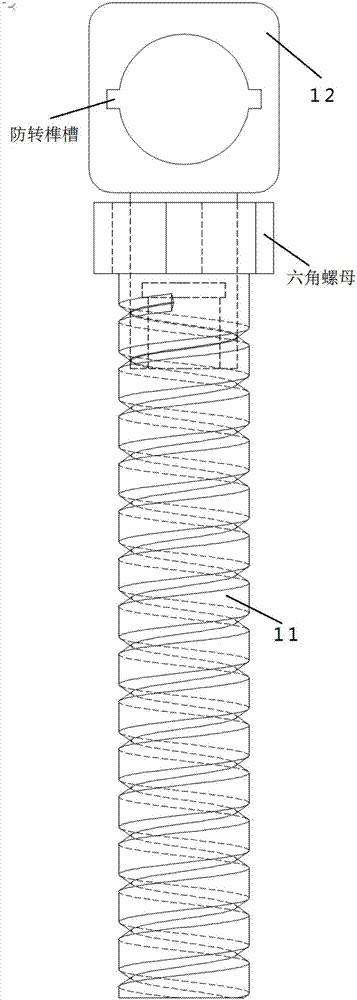 Shield tunnel line segment lining structural stiffness gear-drive reinforcing device