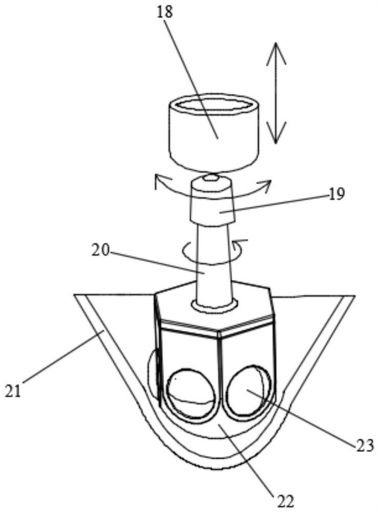 Rubbing device for tea leaf treatment