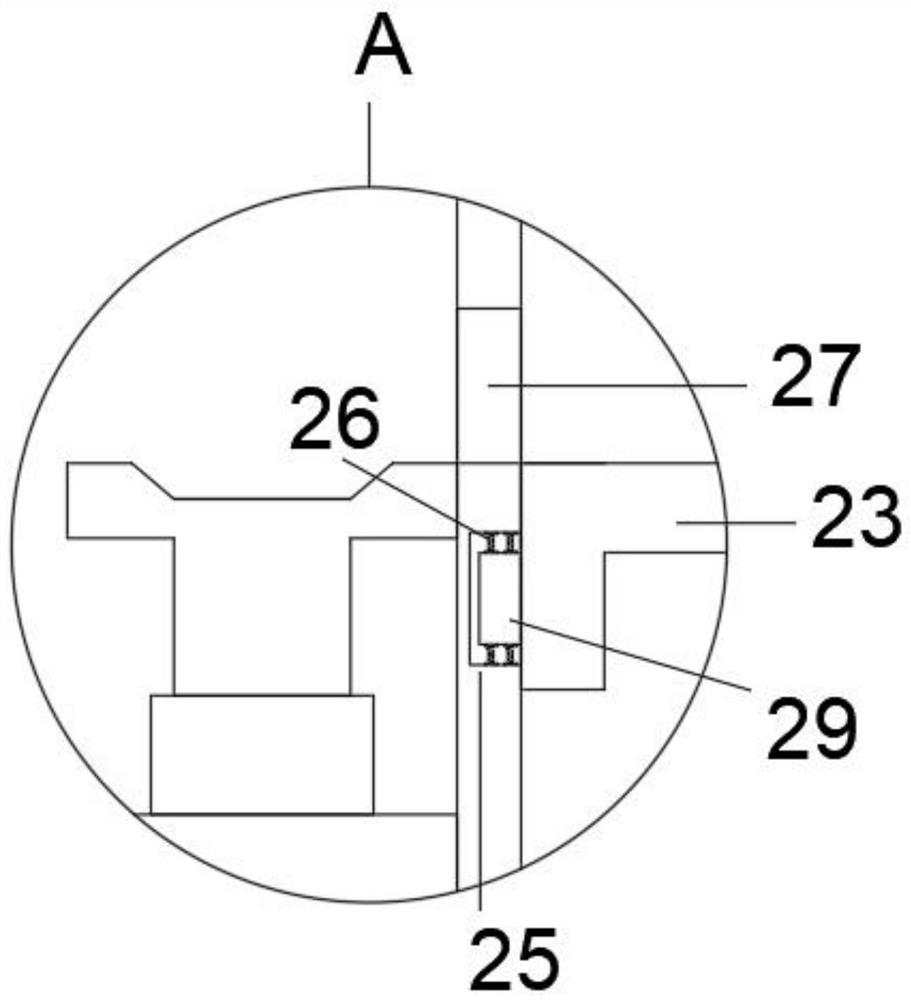 Chamfering device for cubic boron nitride superhard cutter