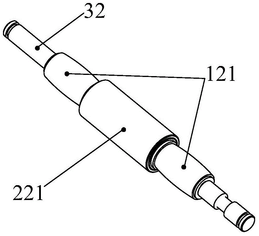 A sheet medium conveying device