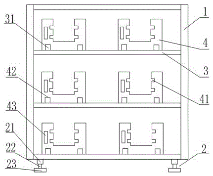 Easy-to-clamp shelf