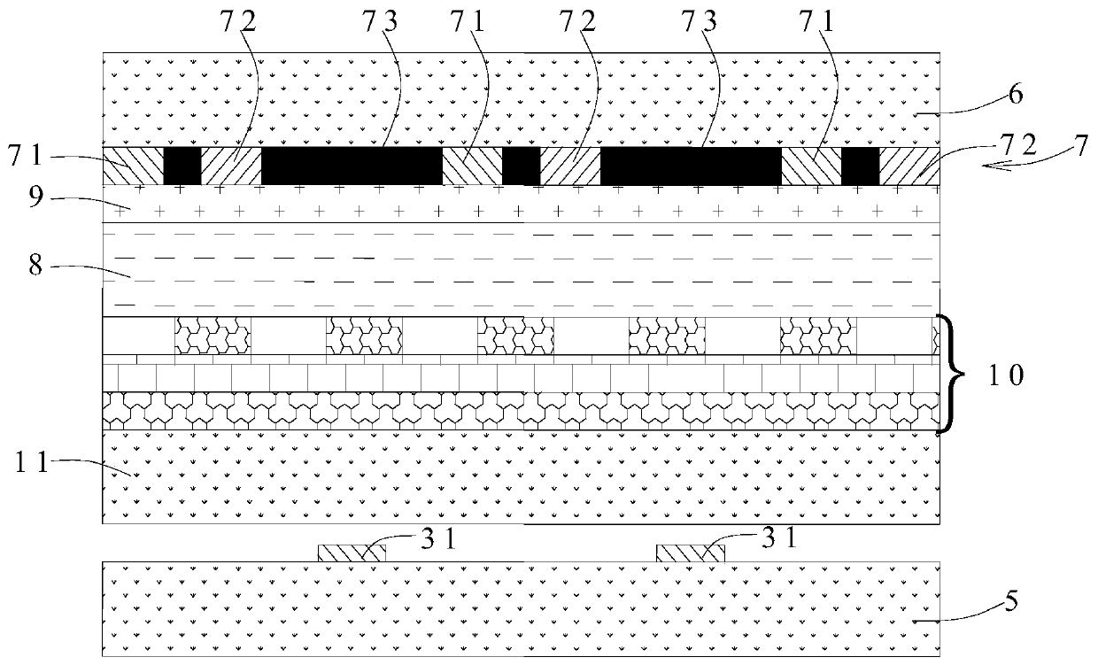 Dual-view display panel and display device