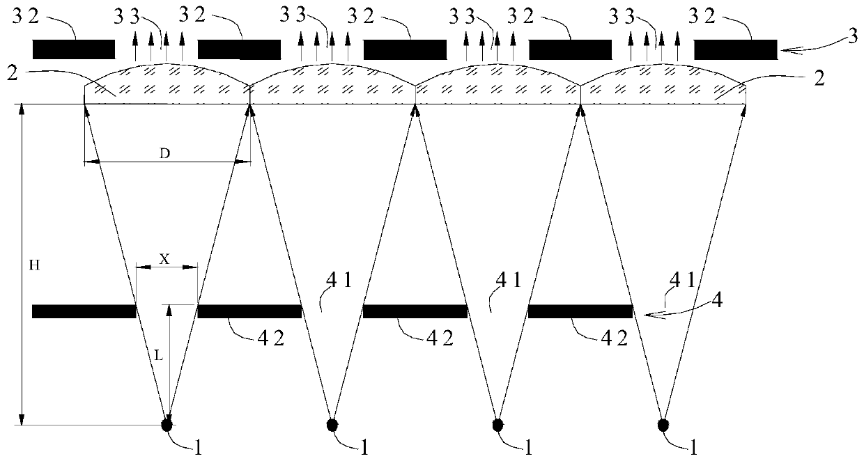 Dual-view display panel and display device