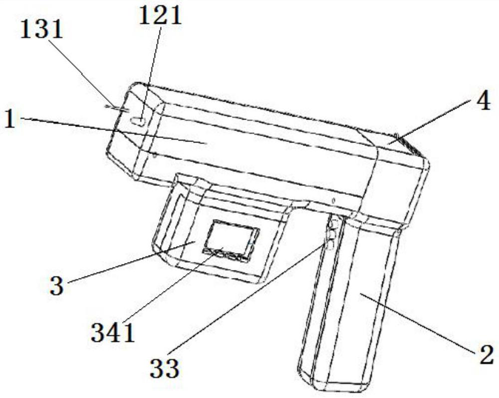 Emergency rescue-oriented wound repair intelligent pistol and use method thereof