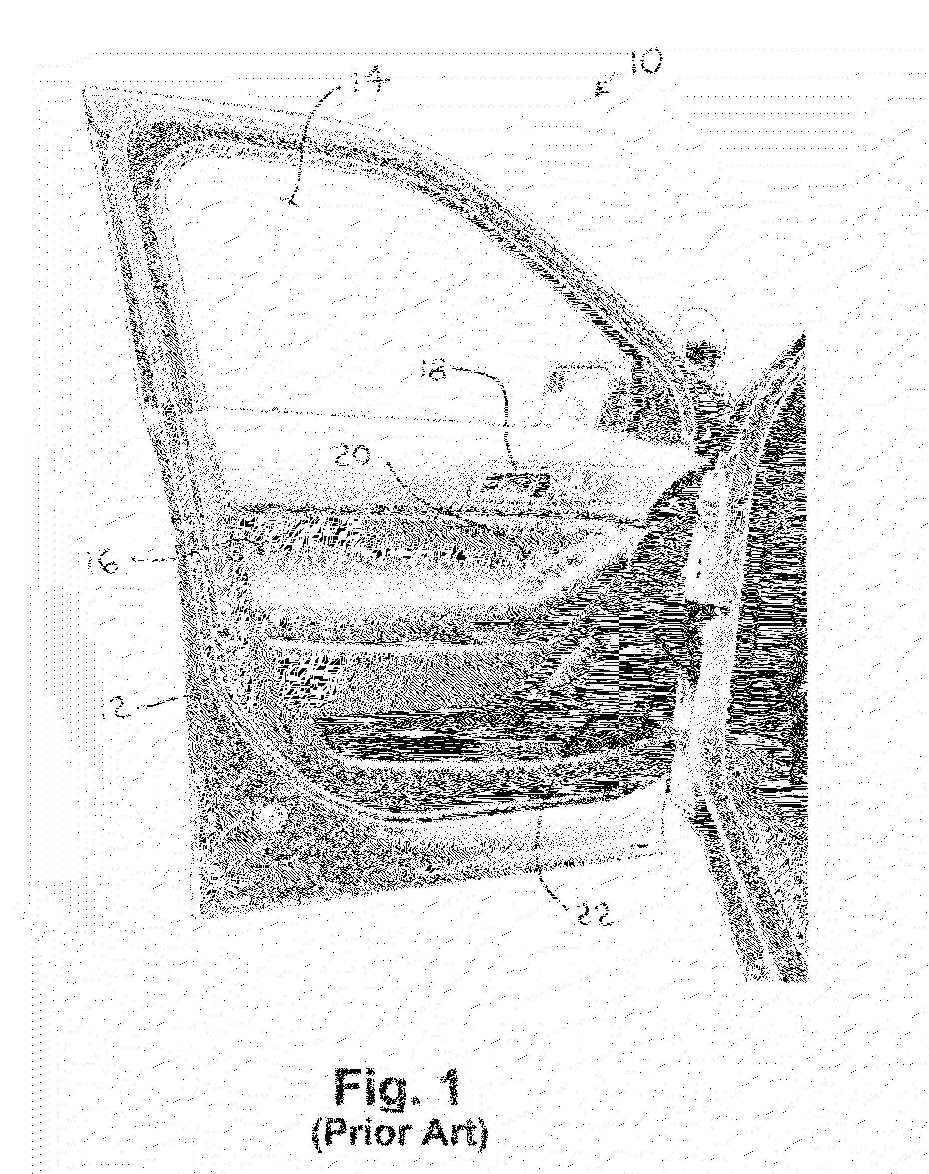 System and method for ballistic protection for a vehicle door
