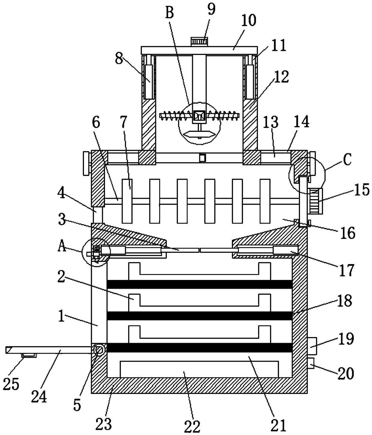 Household dog food making machine