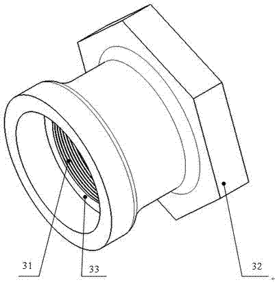 Flexile technical quick-change adapting piece and connection method