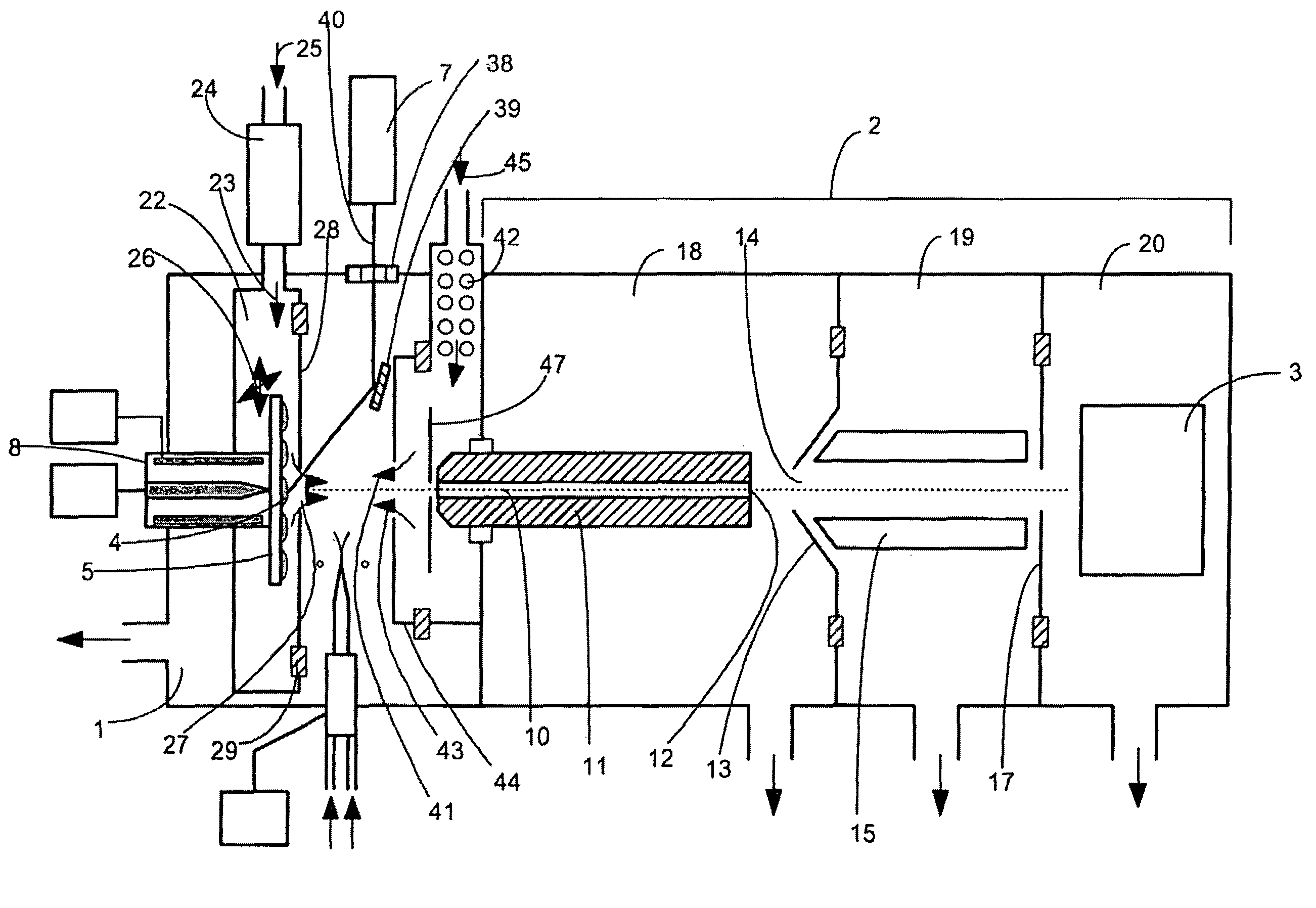 Laser desorption ion source