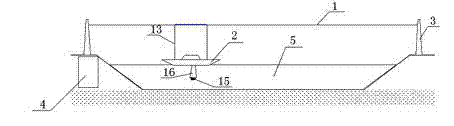 Method for remotely measuring river flow or channel flow on line and special tracking flow rate measurement device