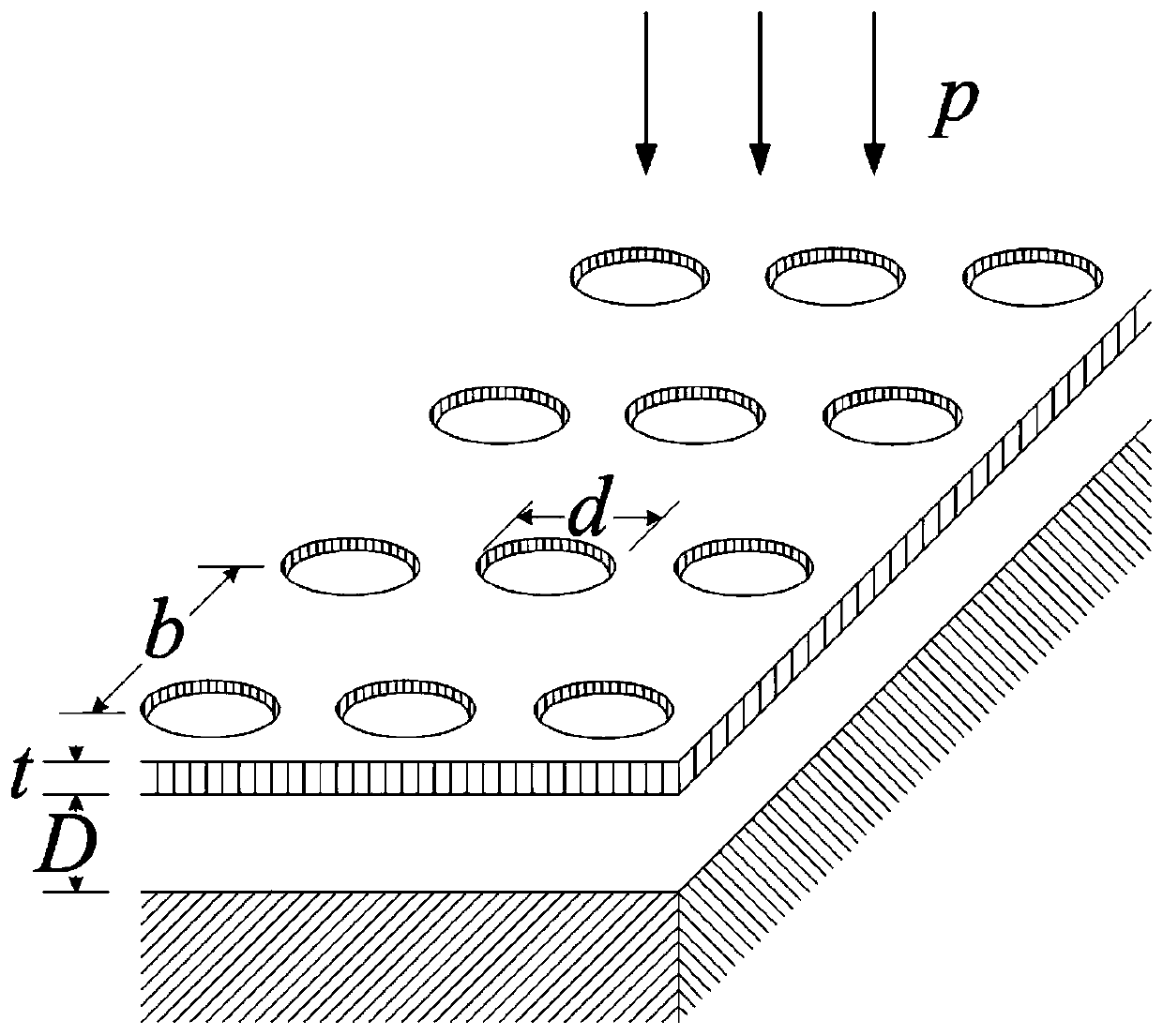 Design method of micro perforated plate sound absorption body with maximized average sound absorption coefficient