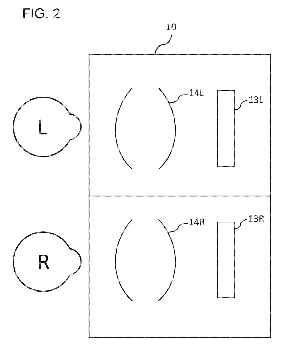 Vision testing device and vision testing program