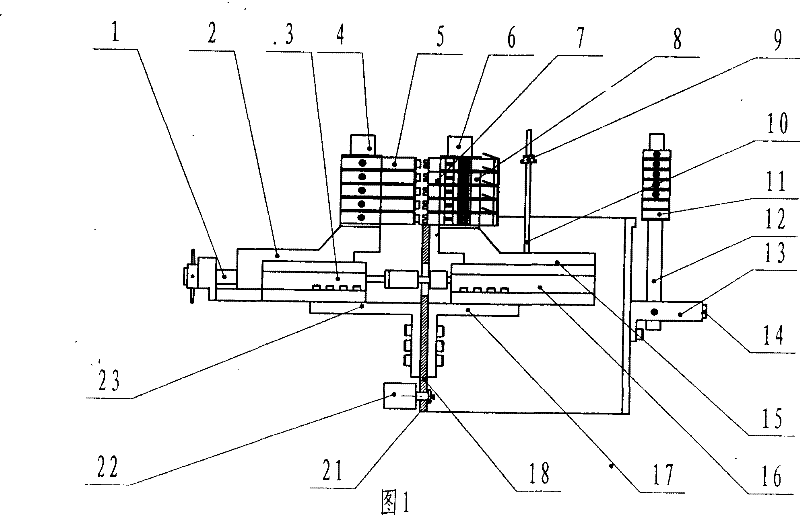 Cylindrical shape automatic riveted-joint apparatus