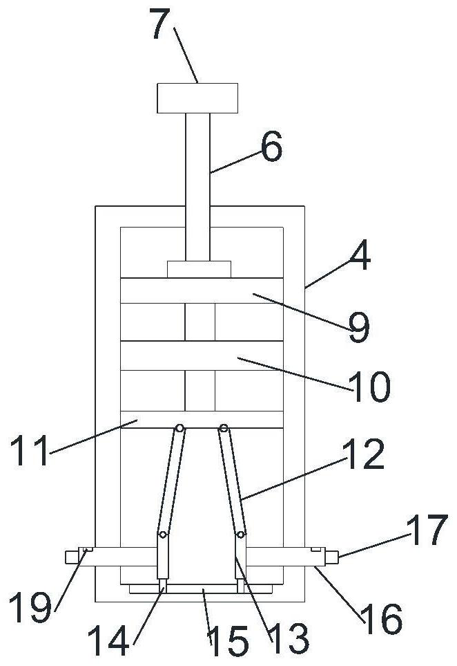 Foundation pit supporting structure for constructional engineering