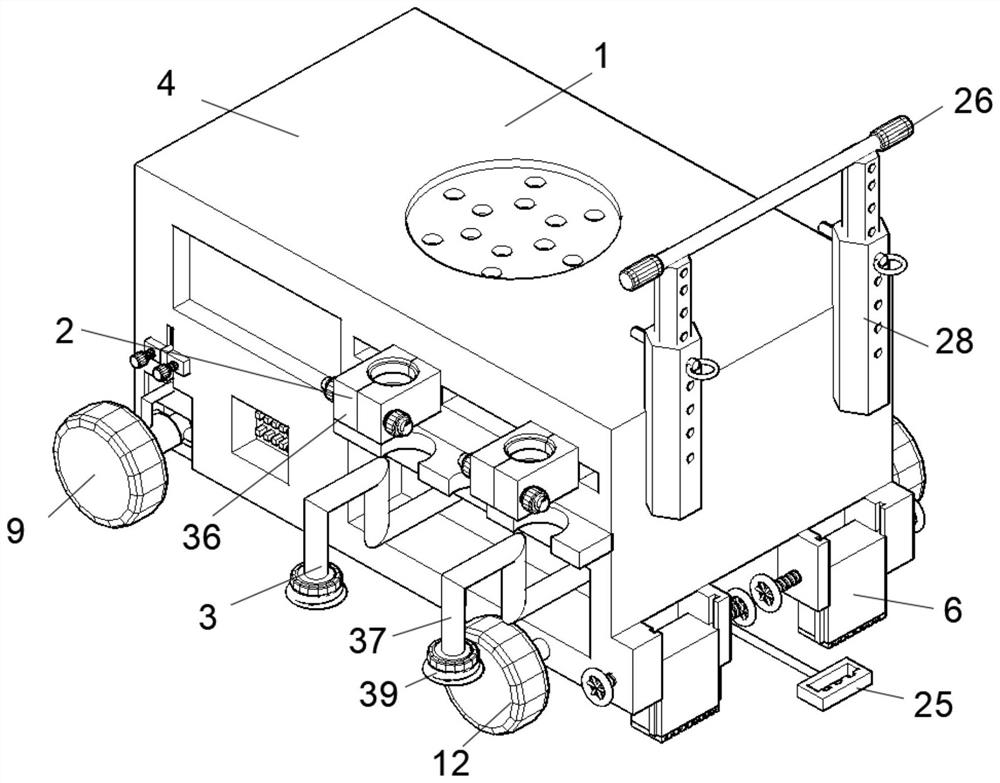 Automatic water sample collecting device for environmental protection