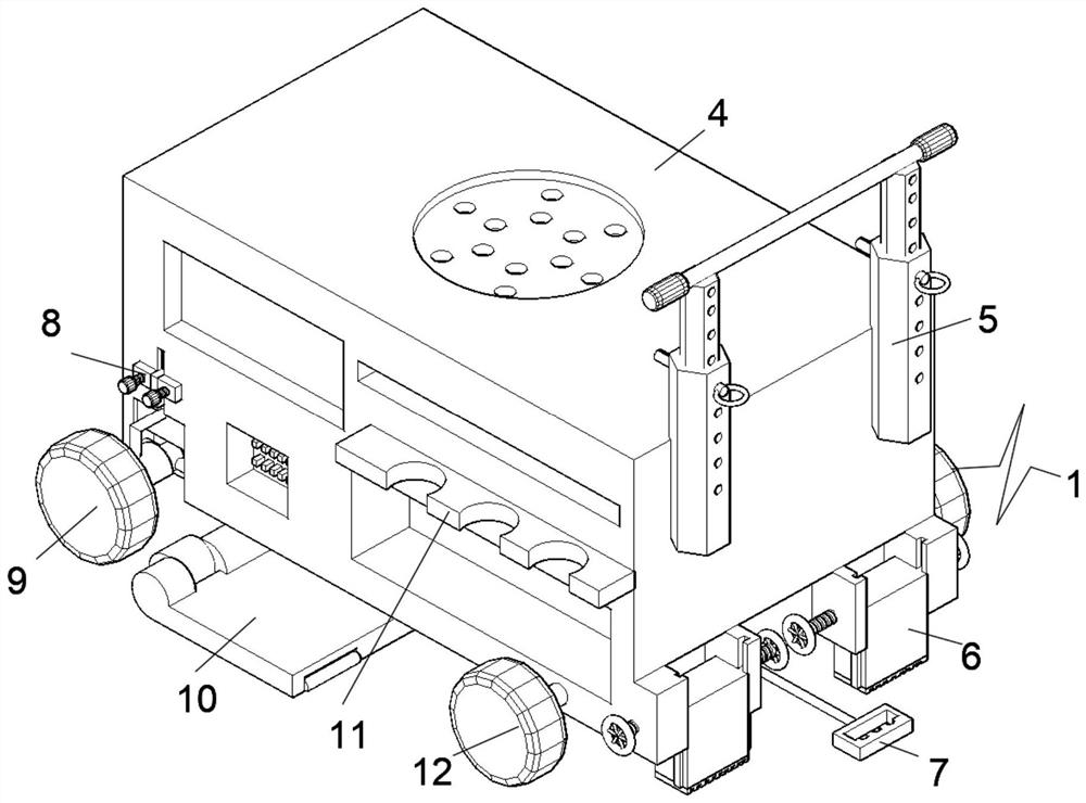 Automatic water sample collecting device for environmental protection