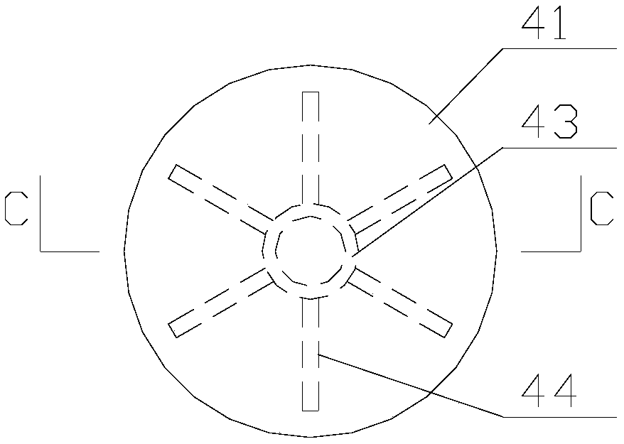 Feeding component for quenching furnace