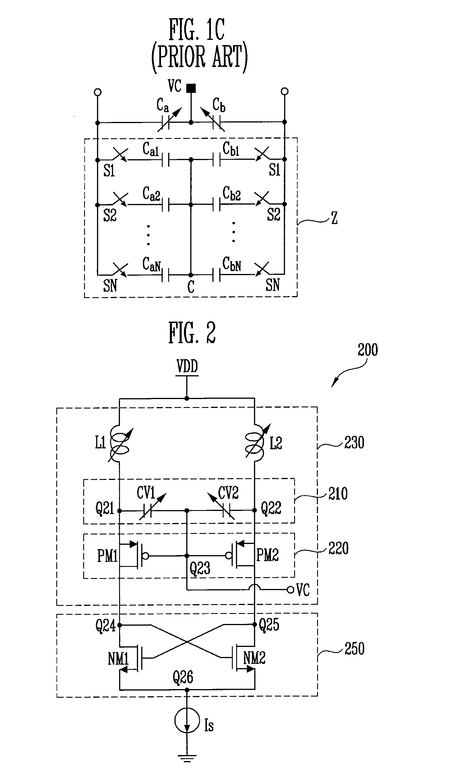 Voltage-controlled oscillator with wide oscillation frequency range and linear characteristics