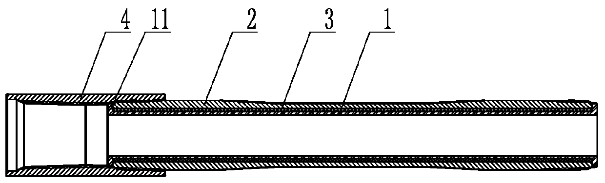 Heat insulation pipe for geothermal exploitation and manufacturing method thereof