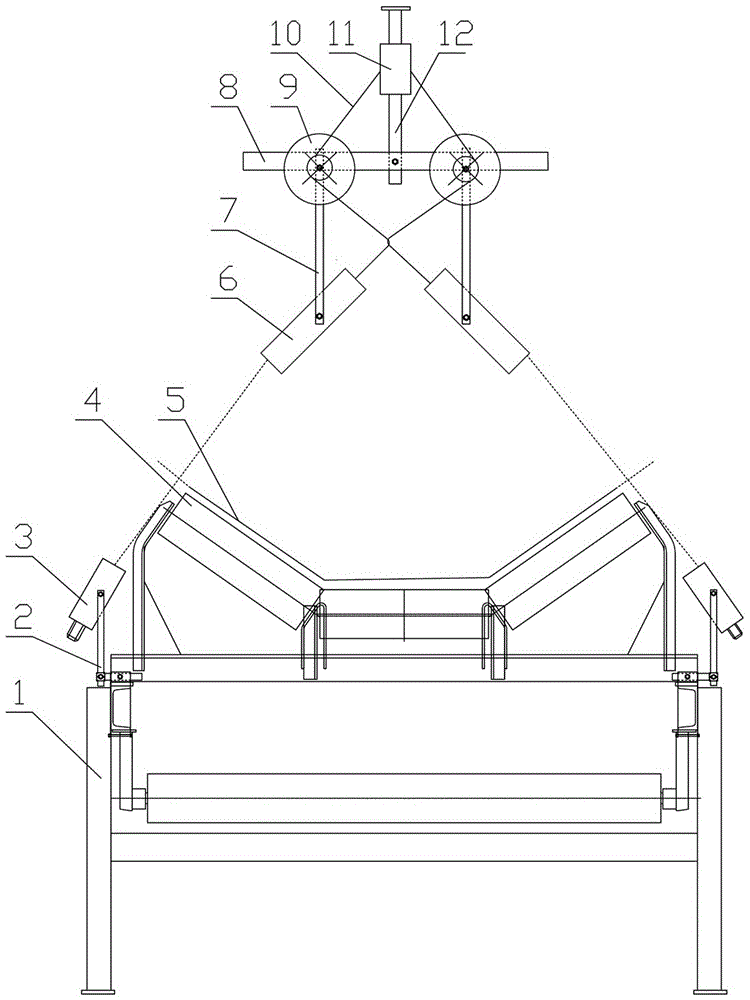Deviation protection method and device for rubber belt of non-contact coal mine conveyor