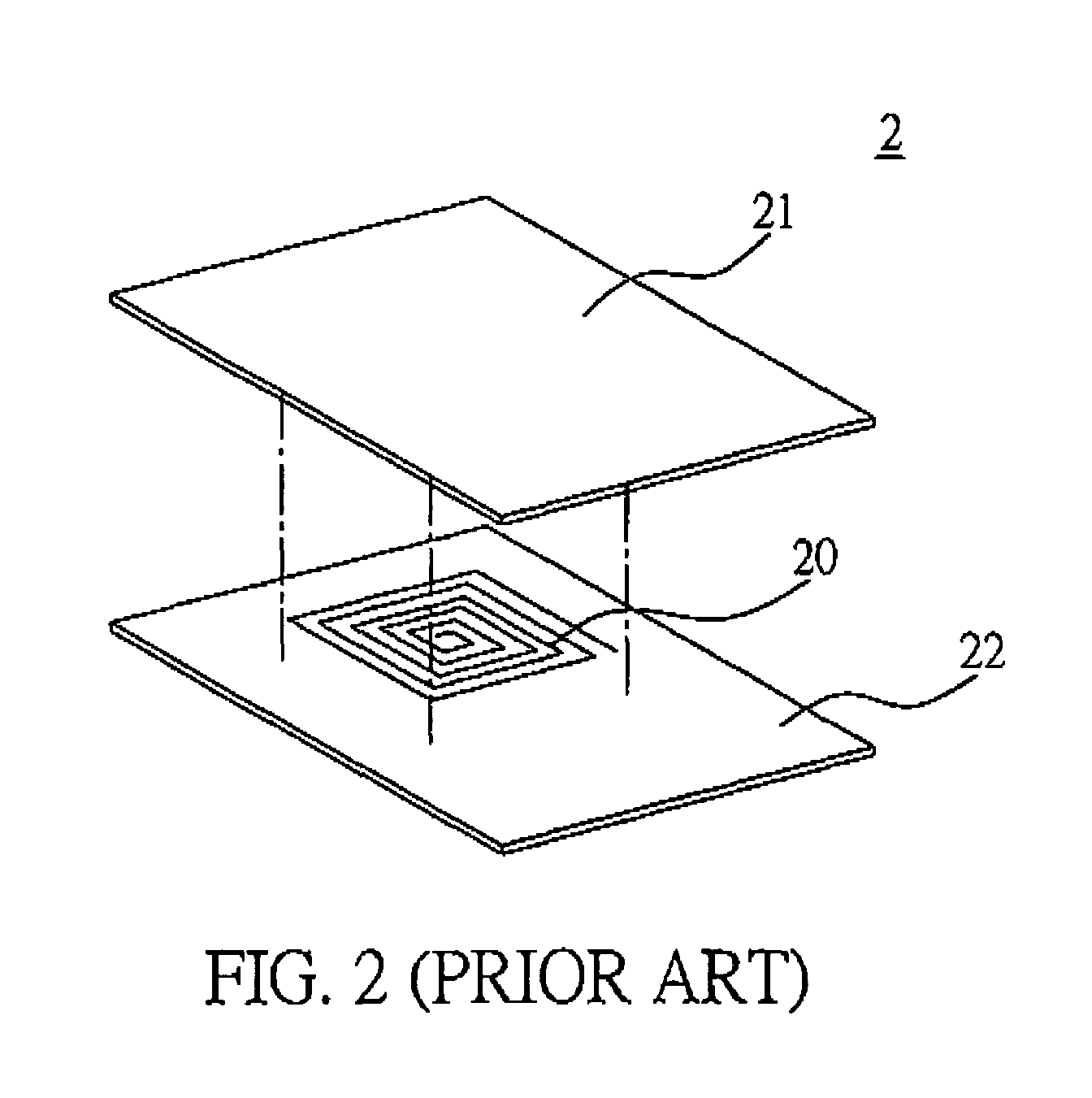 Flexible radio frequency identification label and method for fabricating the same
