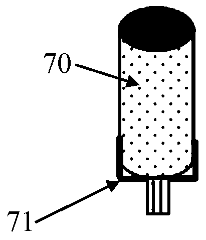 Flume experimental device for simulating sedimentary characteristics of deep-water turbidite channels controlled by salt structure