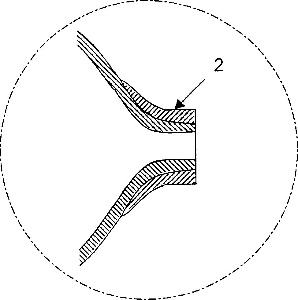 Non-isothermal method for fabricating hollow composite parts