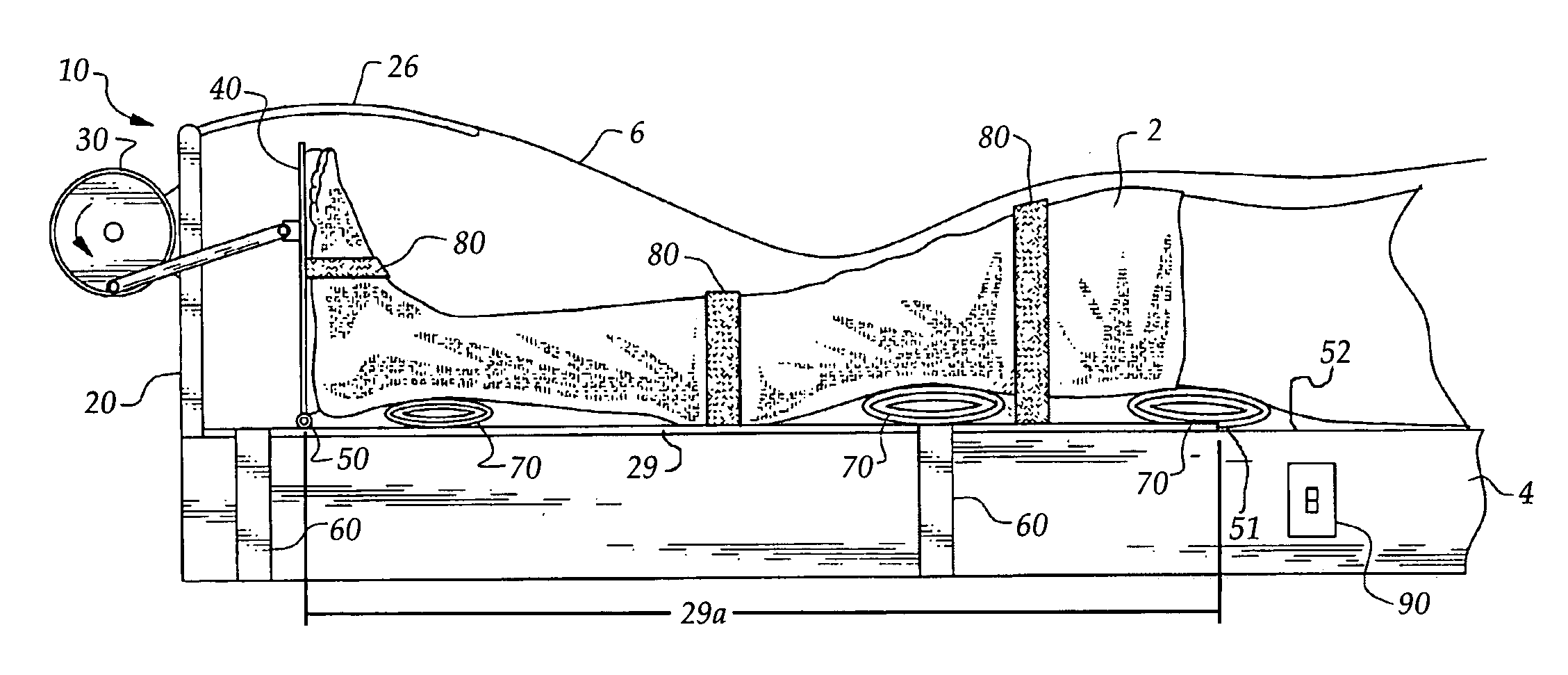 Lower extremity passive muscle manipulation device and method
