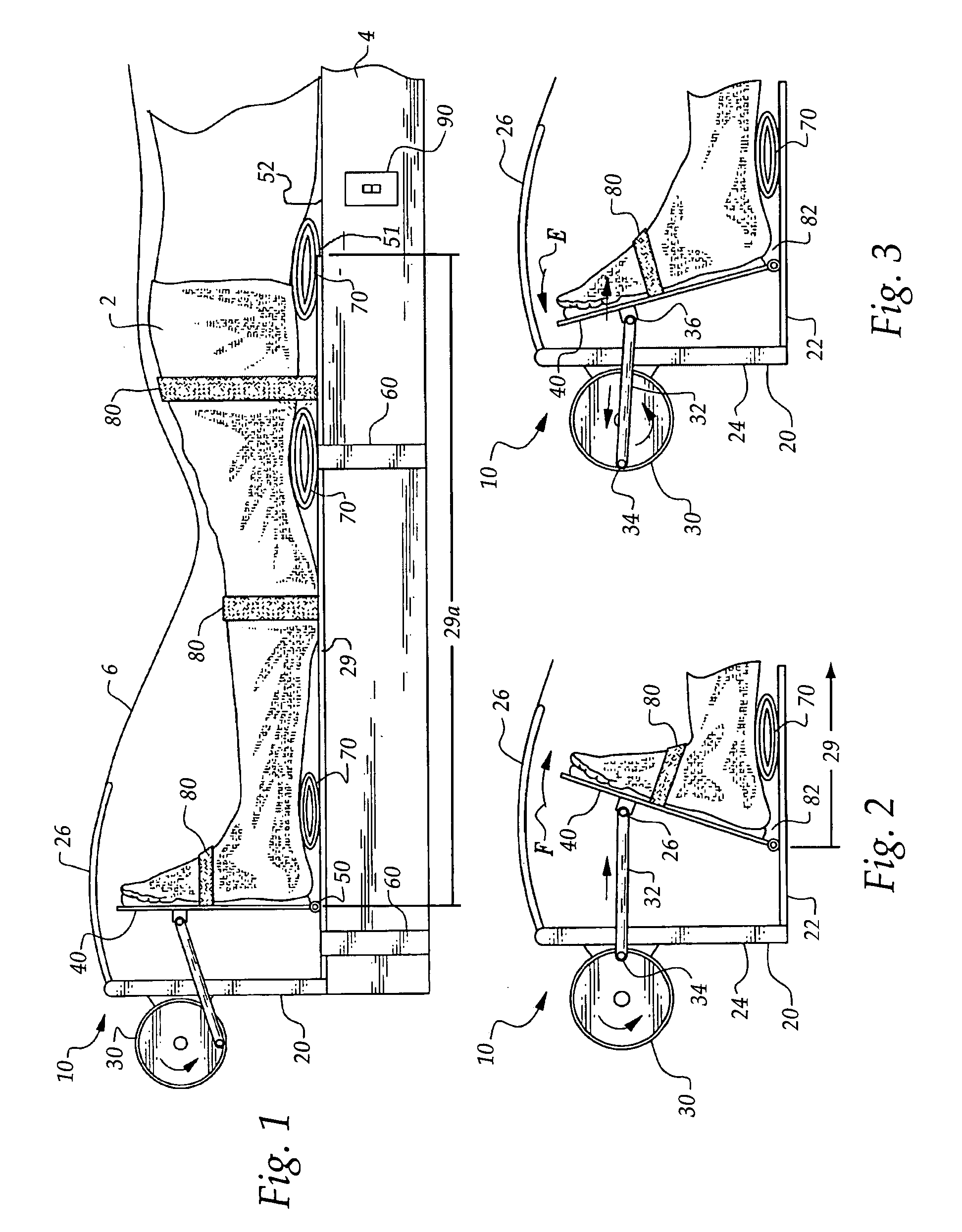 Lower extremity passive muscle manipulation device and method