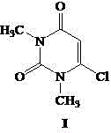 Process for preparing 6-chlorine-1,3-dimethyl uracil
