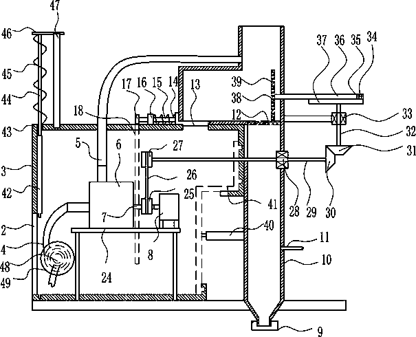 Municipal convenient drainage ditch sludge cleaning equipment