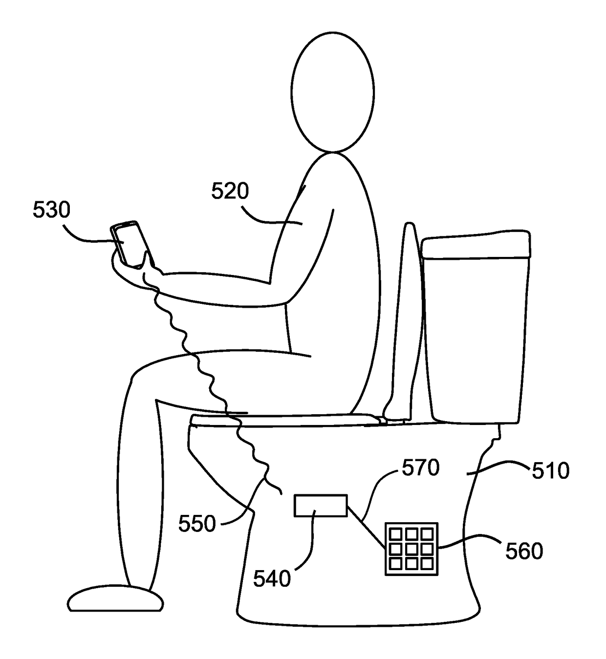 Toilet that detects drug markers and methods of use thereof