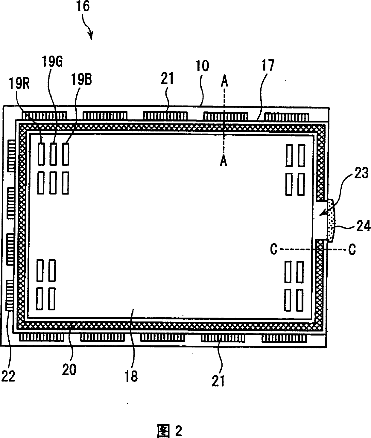 Liquid crystal display with transparent conductive film on sandwich insulated film formed by coating