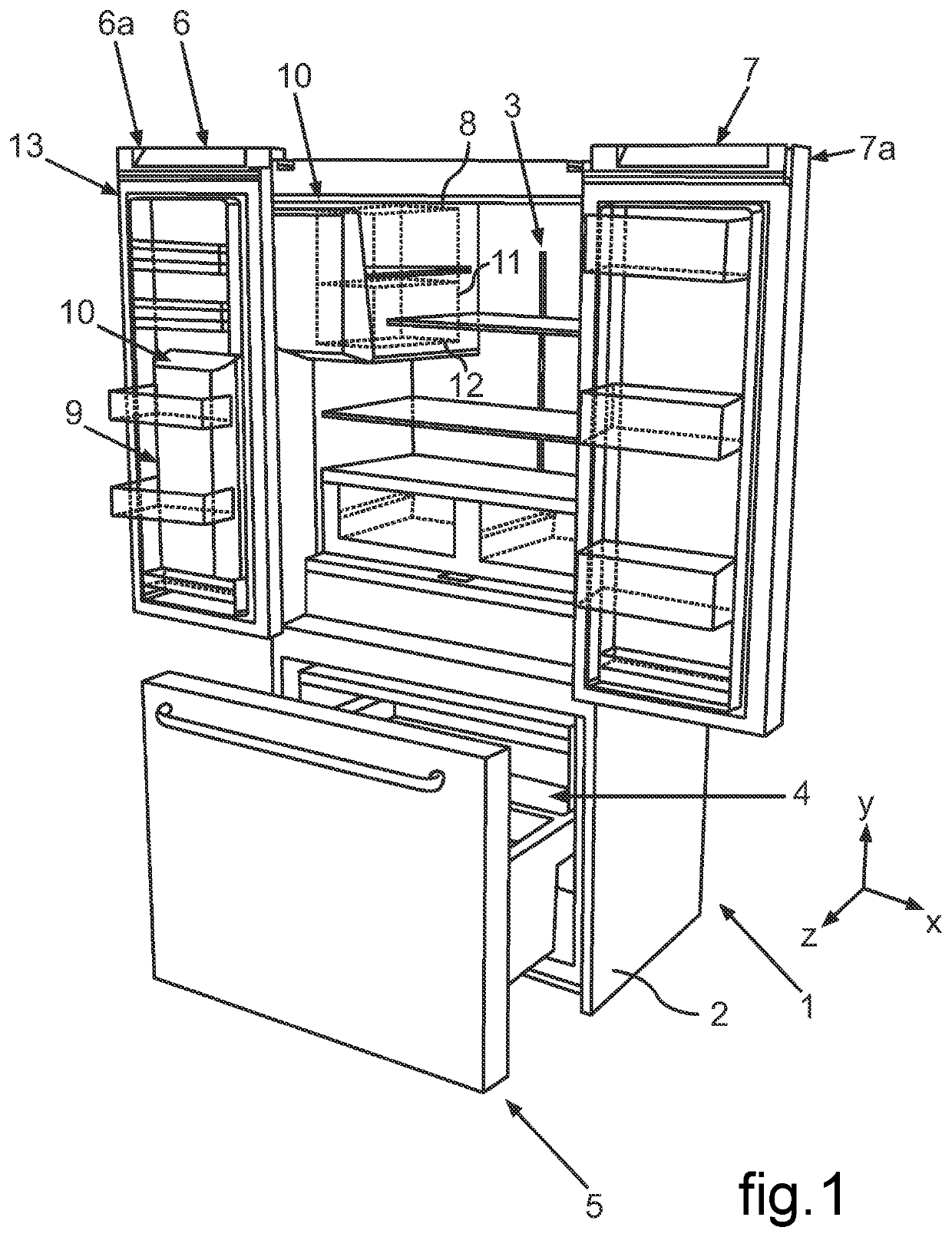 Household cooling appliance comprising an ice maker unit and a display unit for displaying the weight of ice made