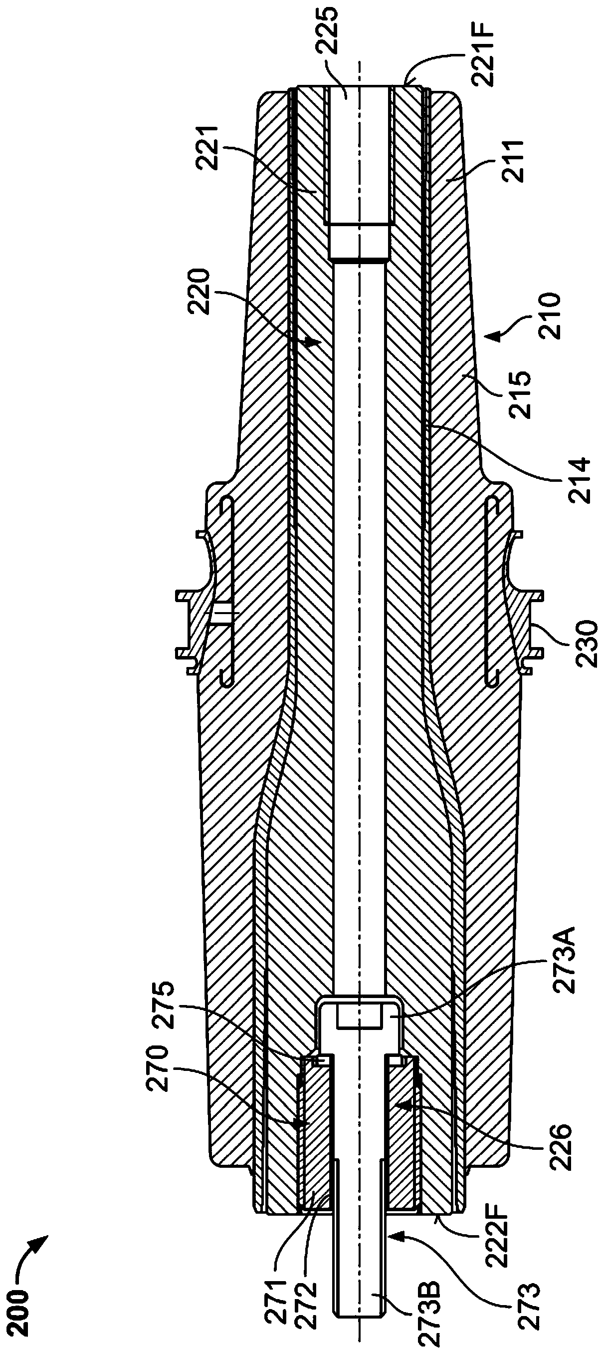 Bushing adapter and bushing with superior mechanical characteristics