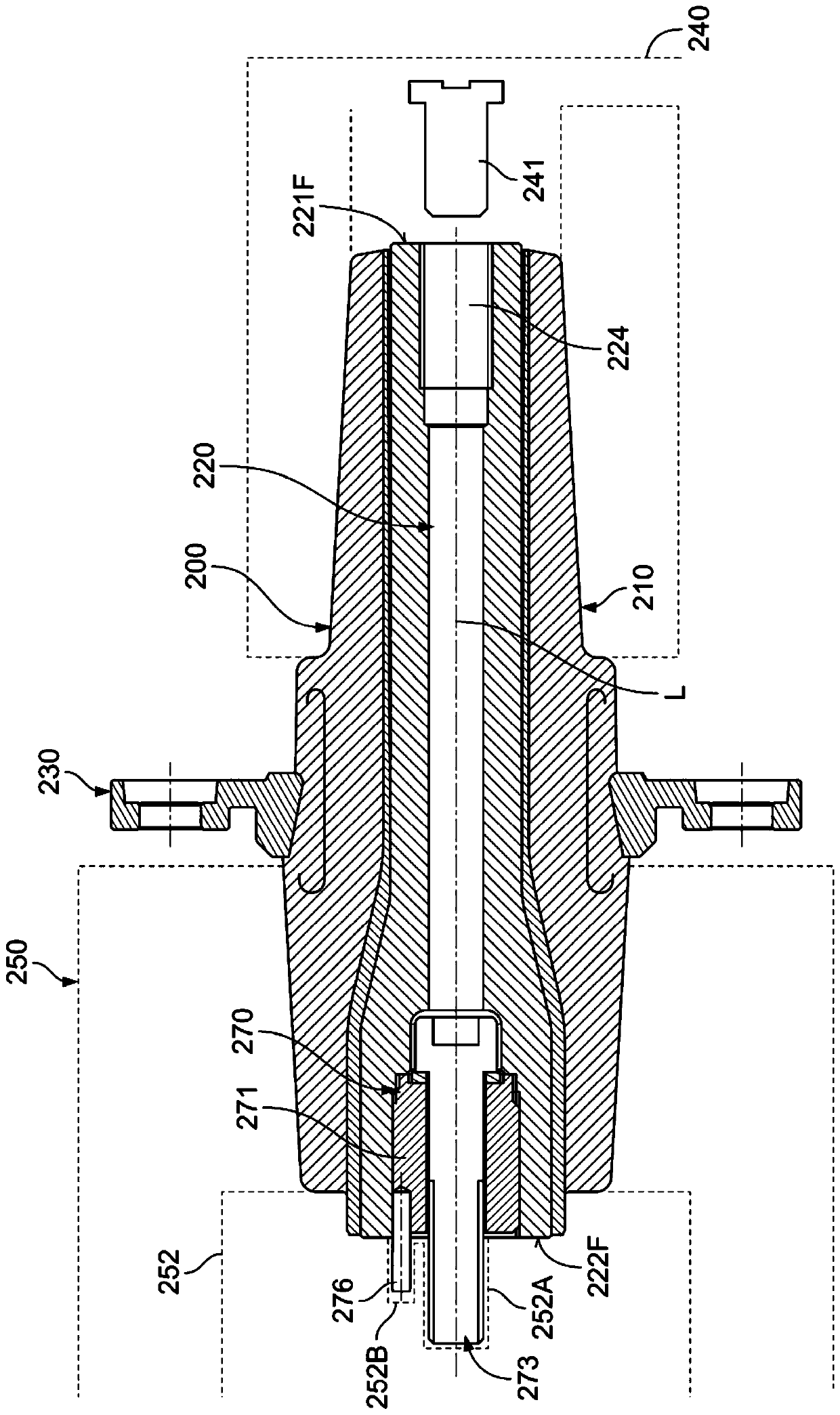 Bushing adapter and bushing with superior mechanical characteristics