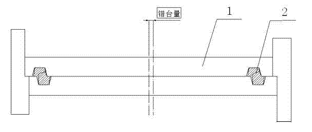 In-line water tightness testing device for elastic sealing gasket of shield tunnel