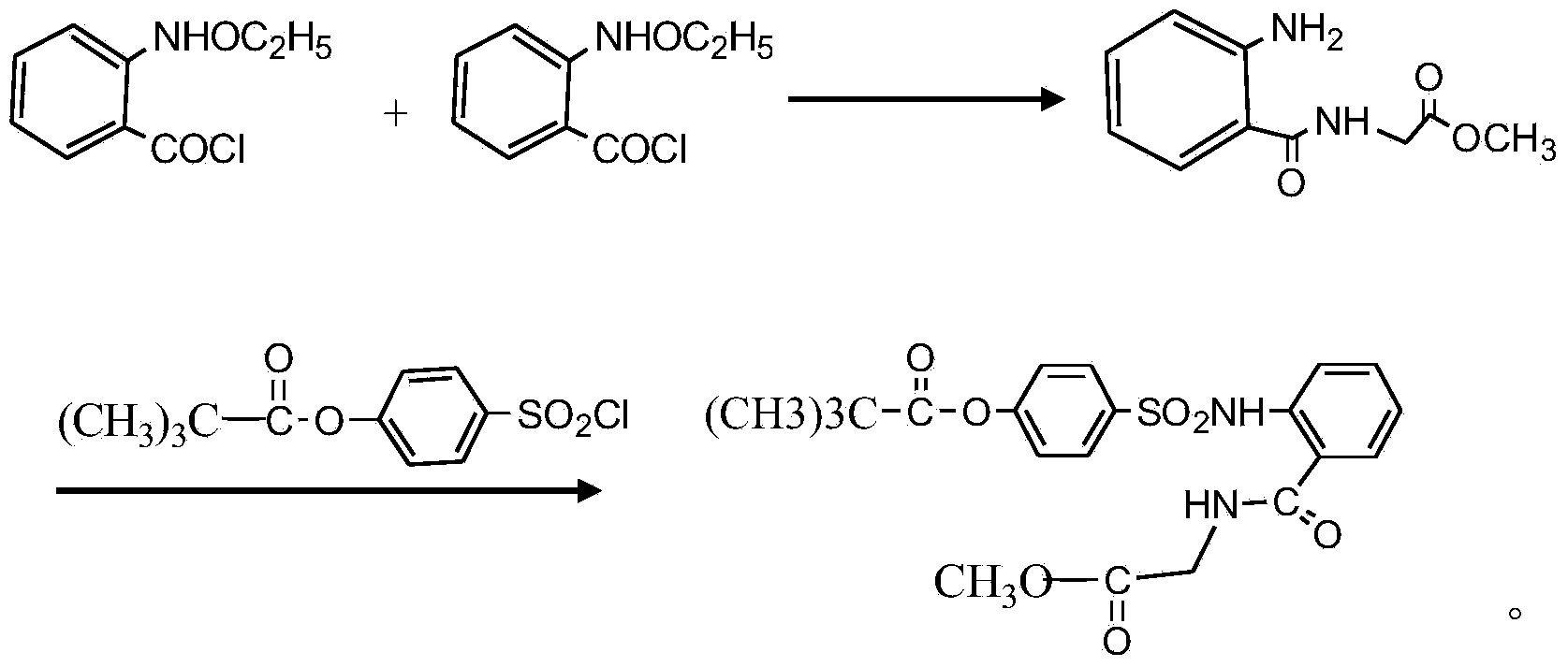 Preparation method of sivelestat sodium hydrate intermediate